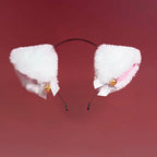 Cat and Fox Ear Headband with Matching Lace Choker - Variant Image 3