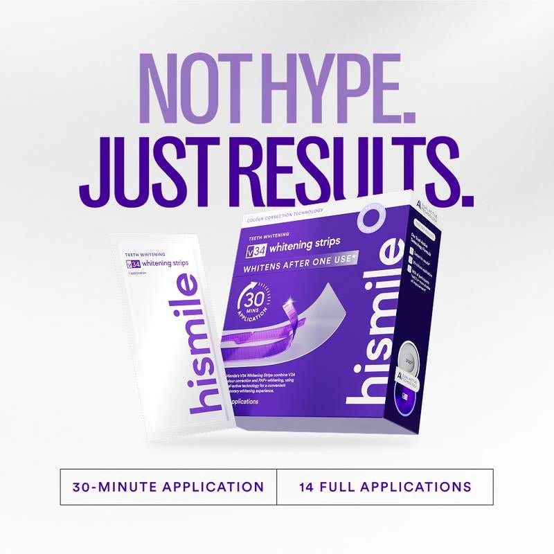Hismile V34 Purple Whitening Strips (PAP+) - Era Giftware
